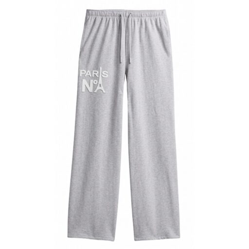 Loose-fit jogging trousers – 3D Sil emblem – Grey/White