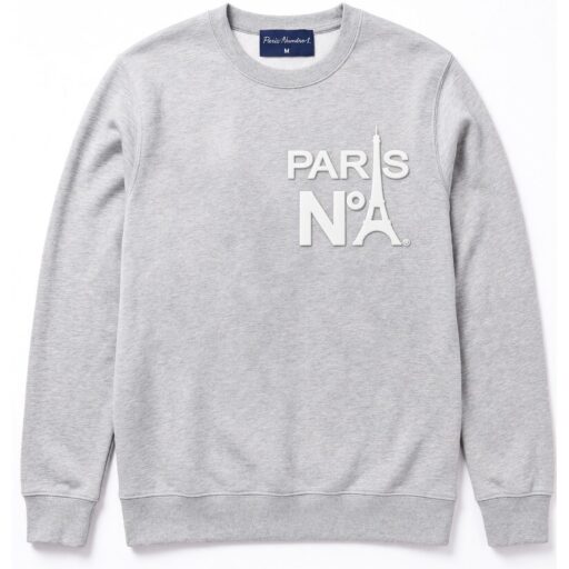 Sweatshirt – Sil 3D CC emblem – Grey/White