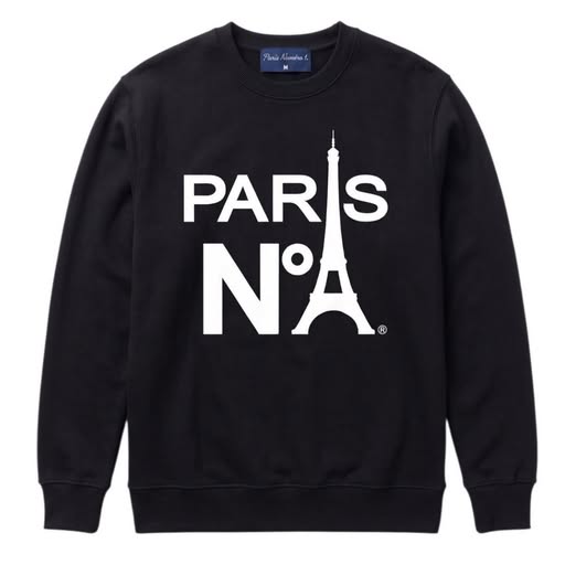 Sweatshirt Paris Numéro 1 original – emblem SÉRIG